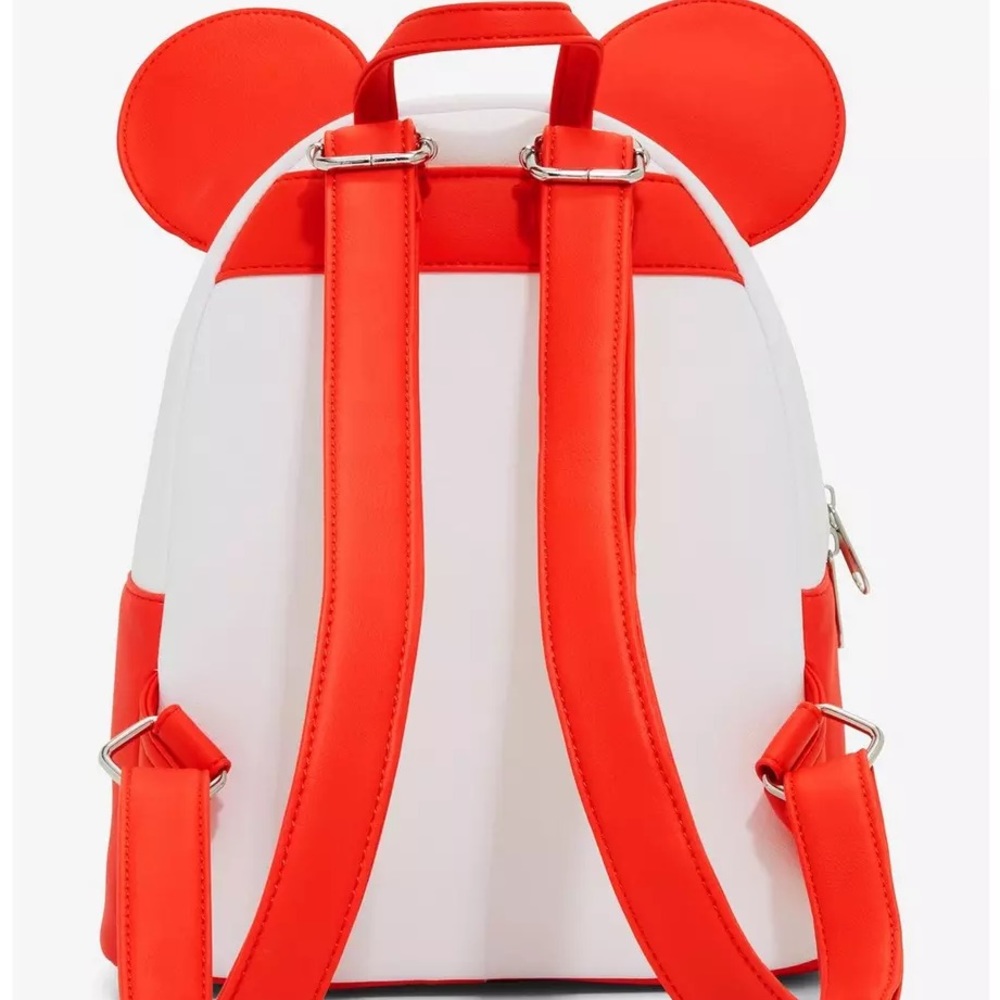NWT Loungefly Disney Minnie Mouse Mushroom Floral Mini Backpack - Picture 4 of 8